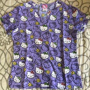 Hello Kitty scrub top